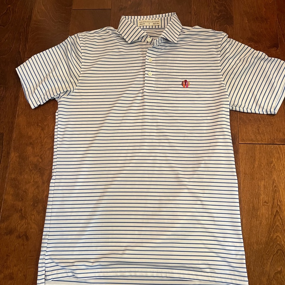 Holderness and Bourne Striped Polo Shirt